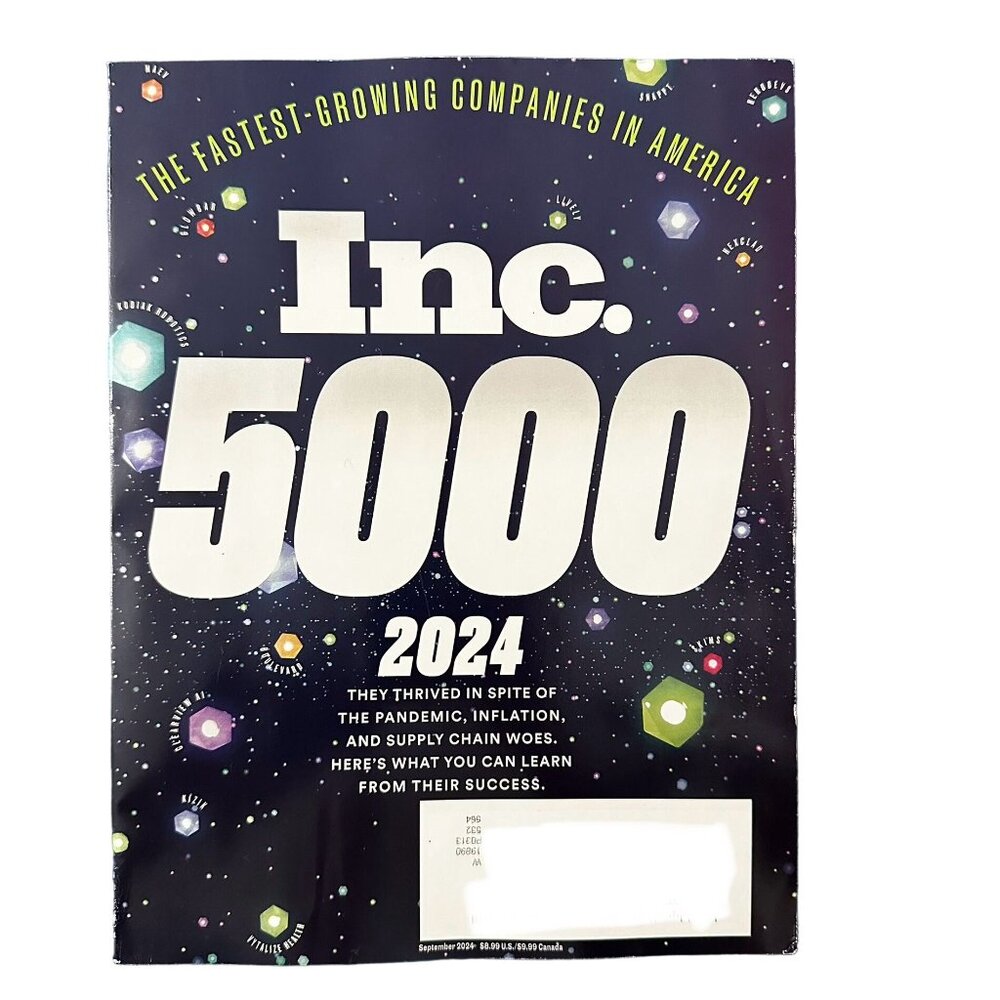 Inc Magazine September 2024 Inc 5000 Fastest Growing Companies in America